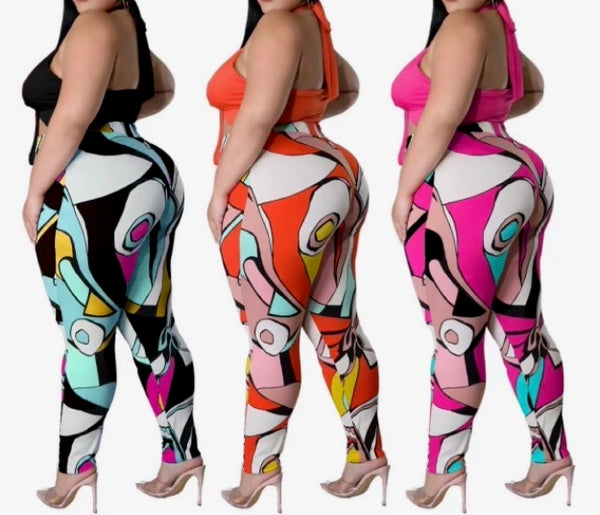 Plus Size 2 Piece Leggings